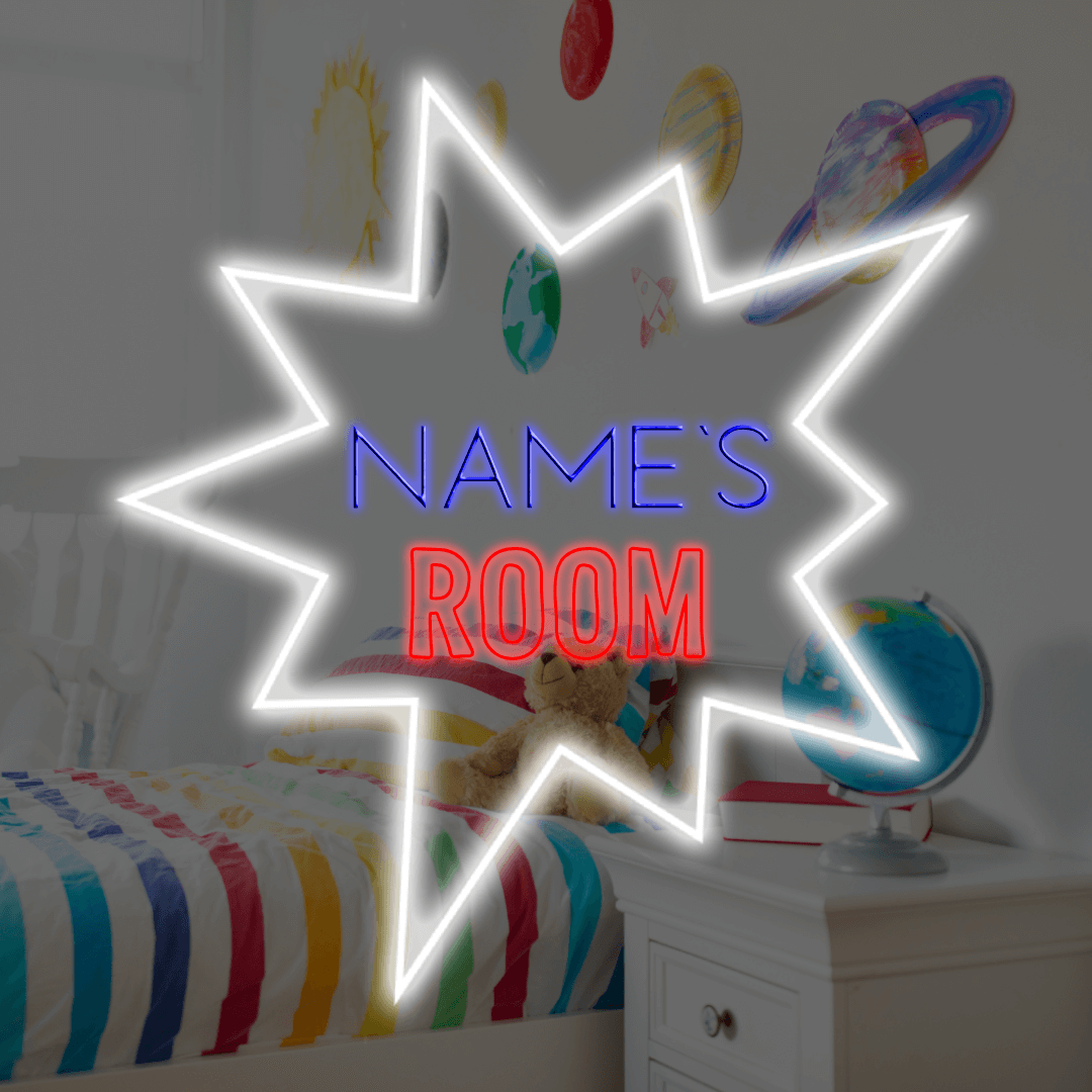Pop Art with Name Part Custom LED Neon Sign - Planet Neon