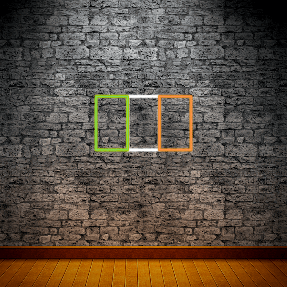 Flag of Ireland LED Neon Sign - Made in London Neon Signs - Planet Neon