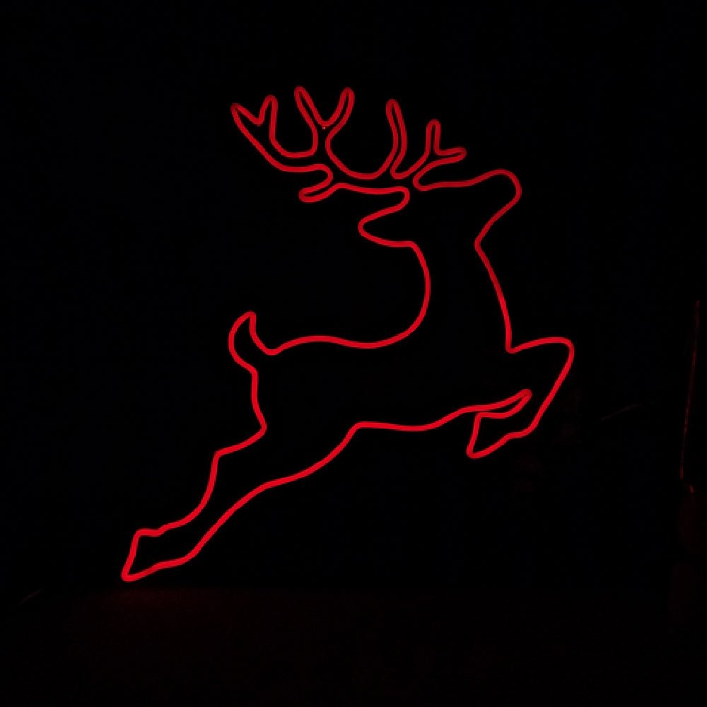 Reindeer LED Neon Sign - Made in London Christmas Neon Signs - Planet Neon