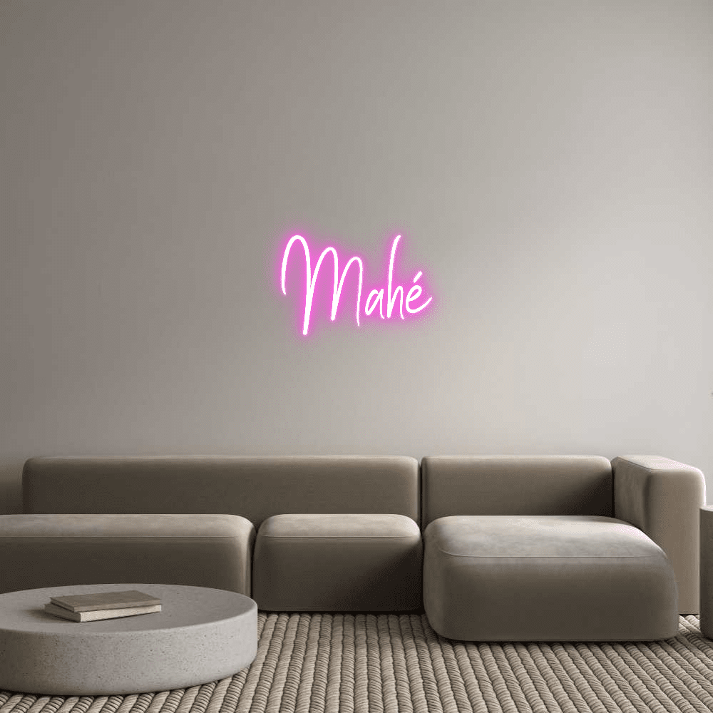 Custom Neon Sign Online Editor Mahé - Planet Neon