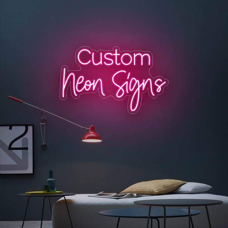 Custom Neon Sign with 3 Personalised Lines - Made in London - Online Editor - LED Neon Light - Planet Neon