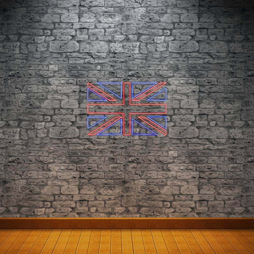 Flag of The United Kingdom LED Neon Sign - Made in London Neon Signs - Planet Neon